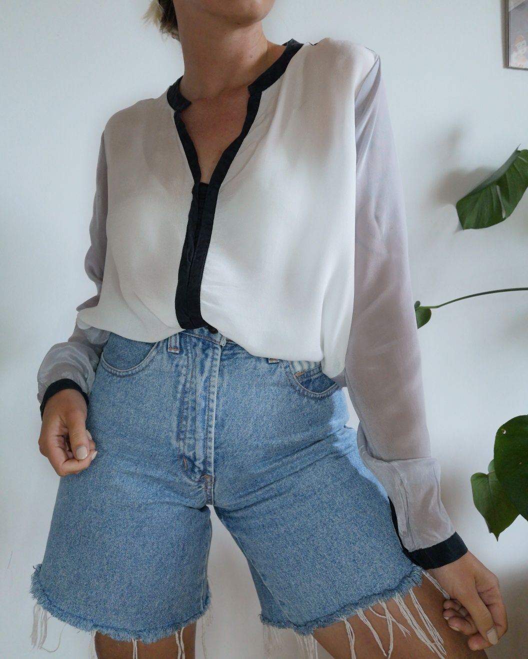 Jedwabna koszula oversize boho premium Mos Mosh