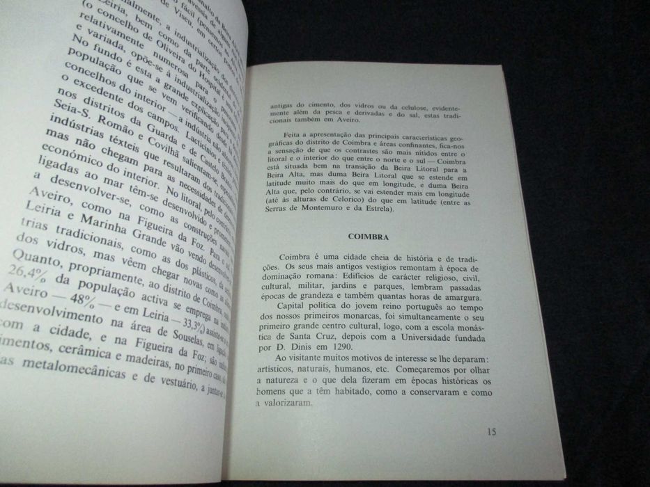 Livro Coimbra e Região Epartur 1978