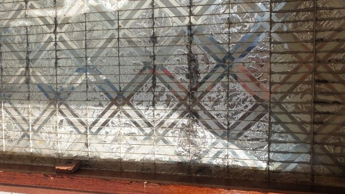 Witryna Chippendale - mozaika lustrzana Włochy