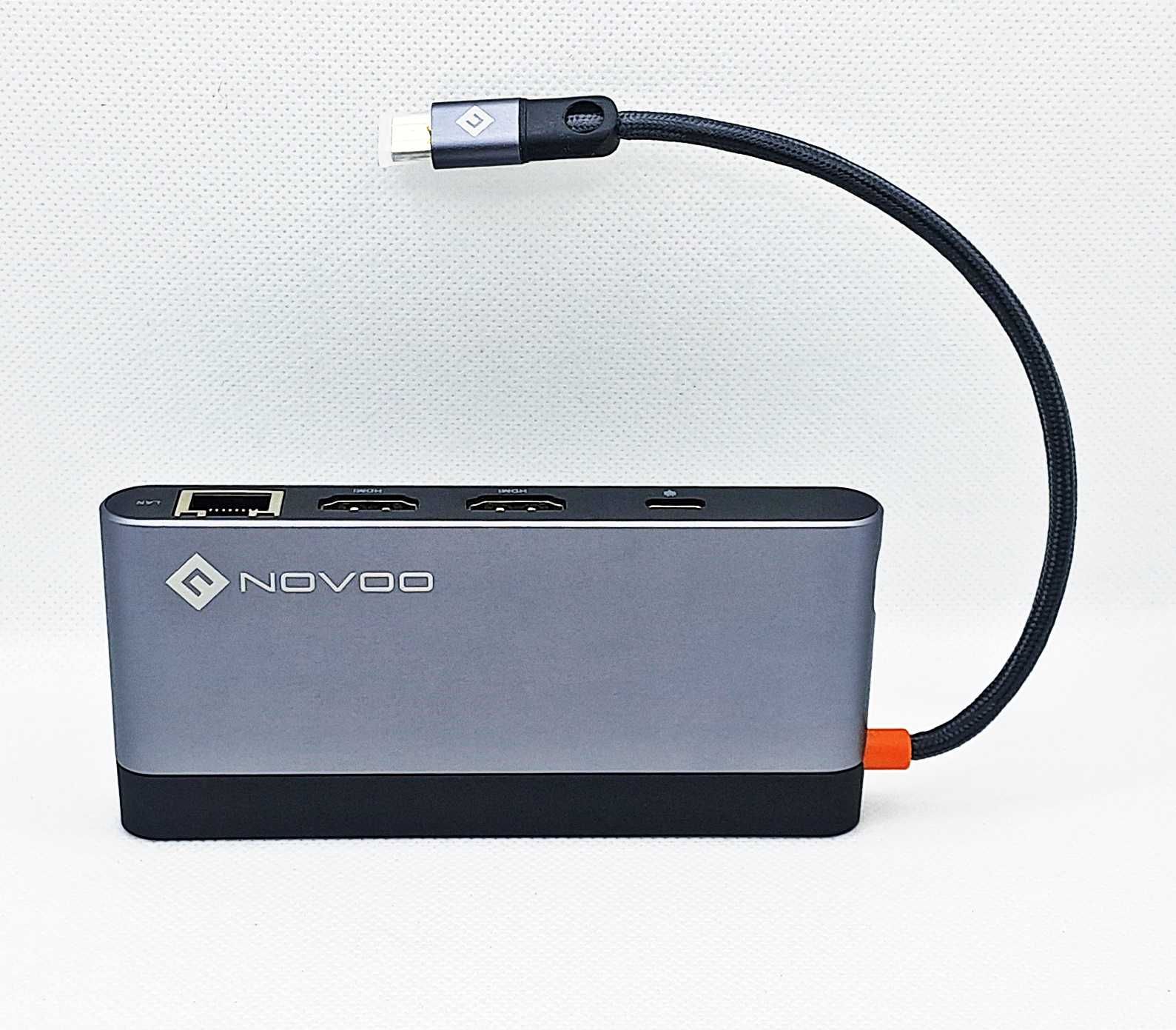 Adapter Hub stacja dokująca 8 w1 4K USB 3.0 Novoo NHM8D-141F