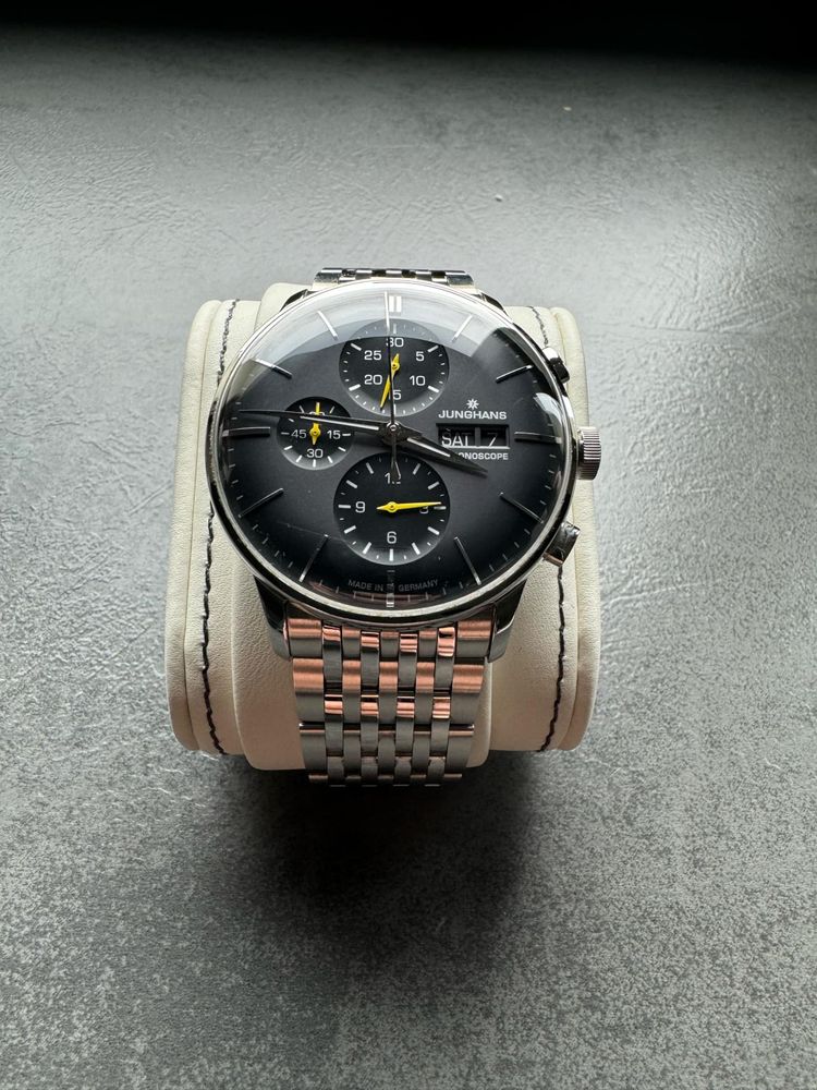 Zegarek Junghans Meister Chronoscope Automatic NOWA CENA