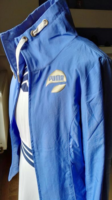 Bluza kurtka Puma stójka niebieska