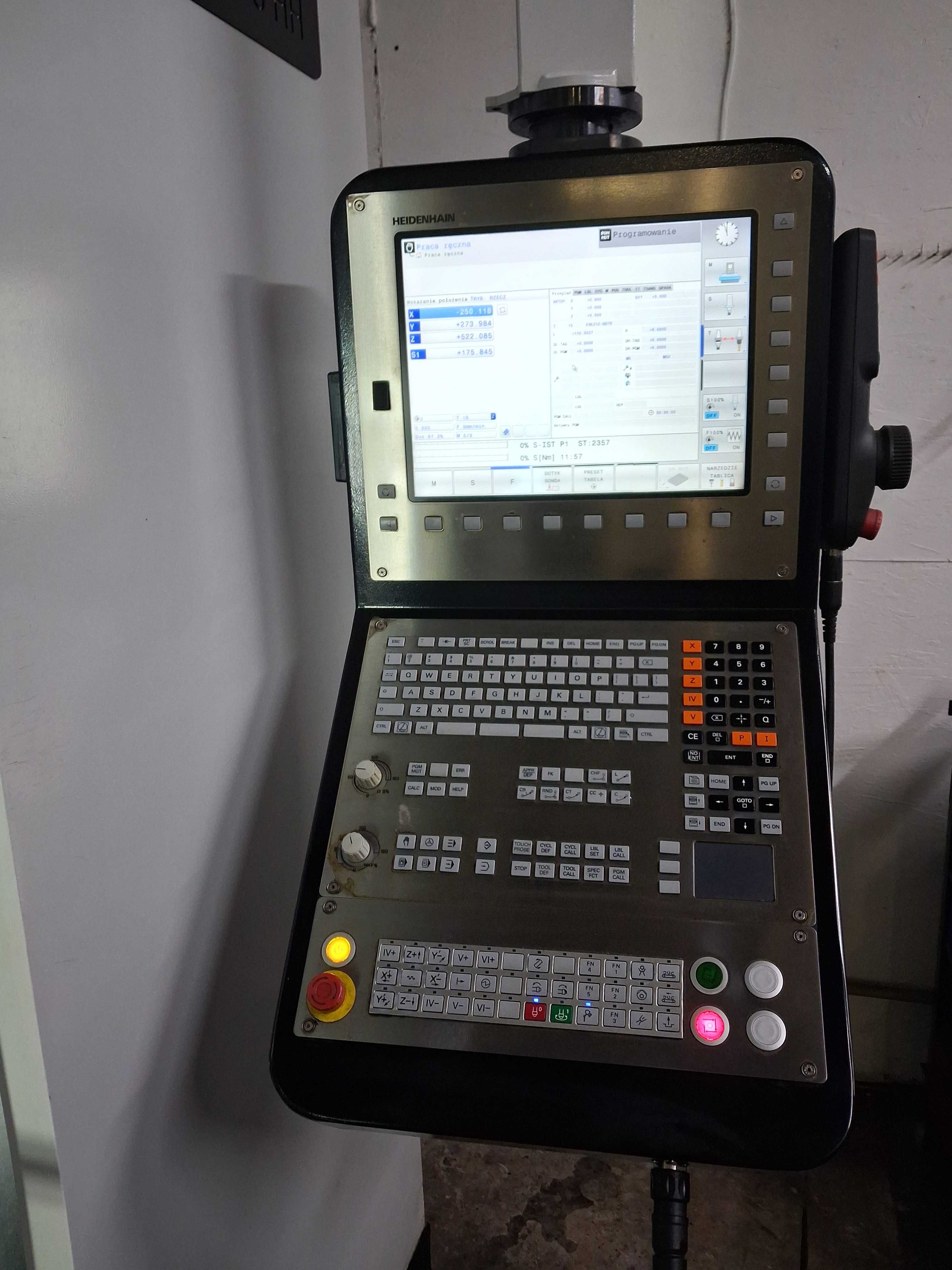 Centrum obróbcze frezarka CNC TBIVC1060 Heidenhain 2015 .h/pracy19 000
