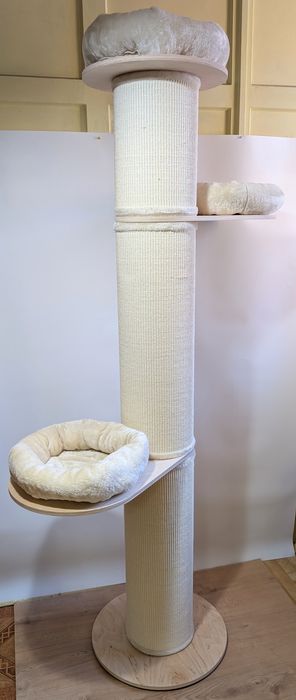 Natural Paradise Drapak Słupek Dla Kota Jasmine XXL KREM 219Cm OGROMNY