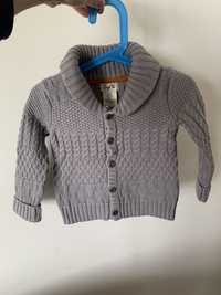 Sweter szary chlopiecy 92