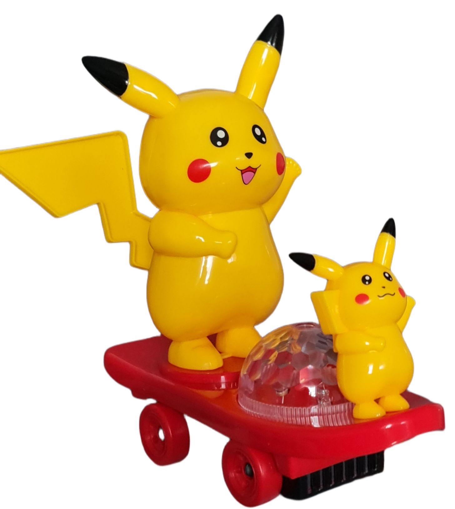Pikachu na deskorolce - zabawka na baterie