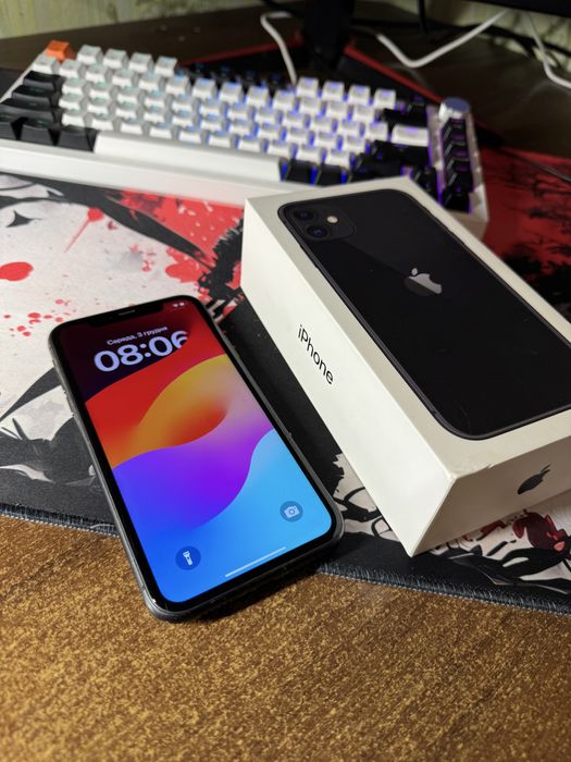 Iphone 11 black 64 GB / 100% аккум