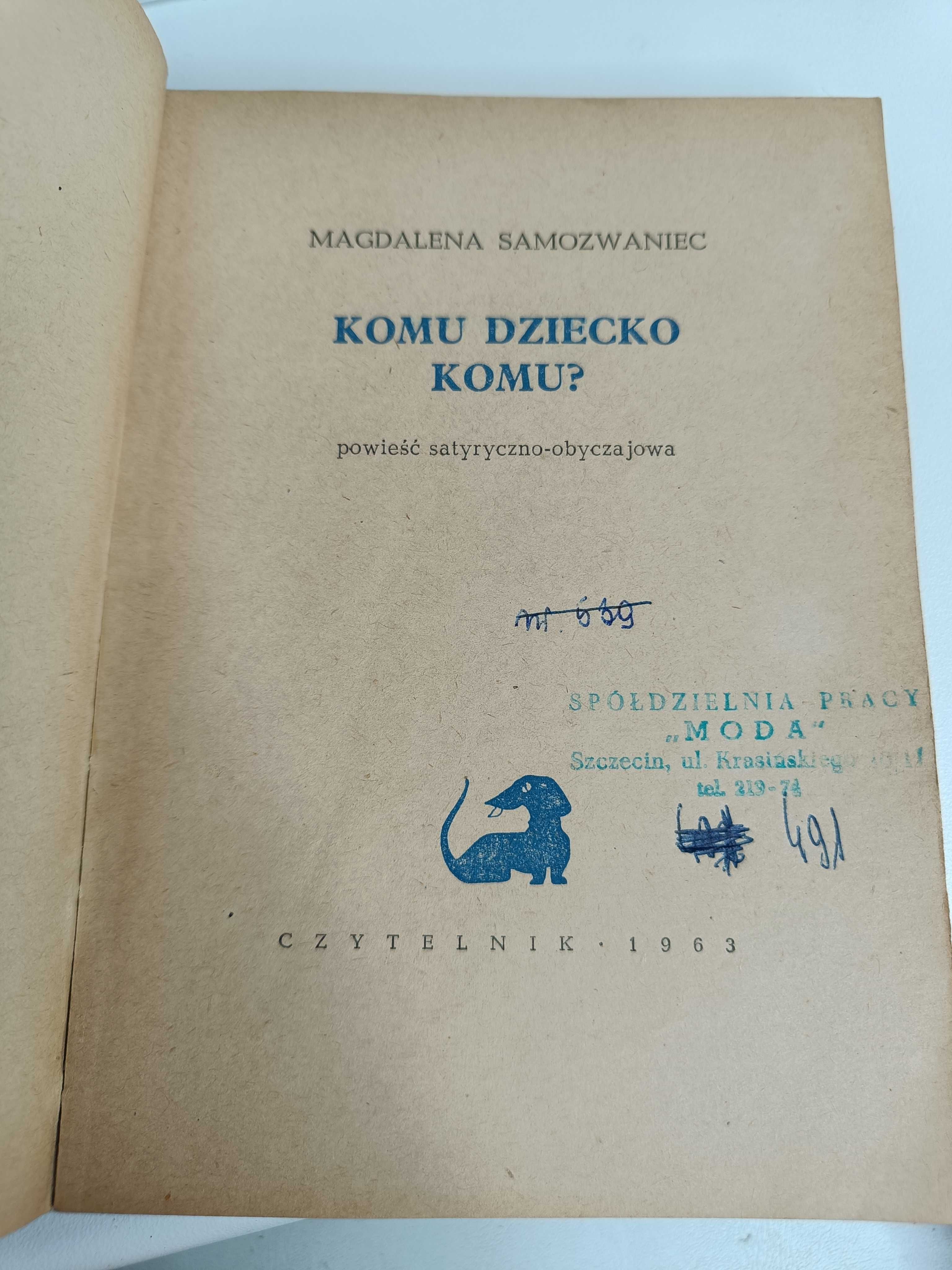 Magdalena Samozwaniec "Komu dziecko, komu?"