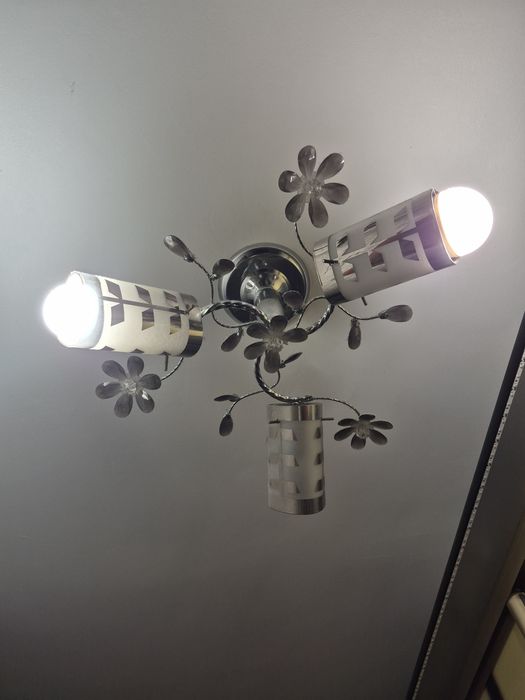 Люстра сіра в коридор, кухню