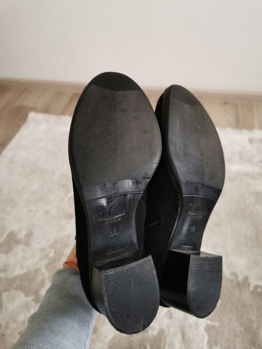 Ботинки, натуральна замша