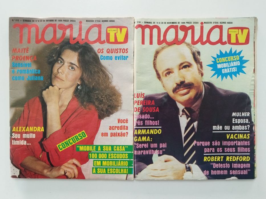 Revistas Maria - Anos 80