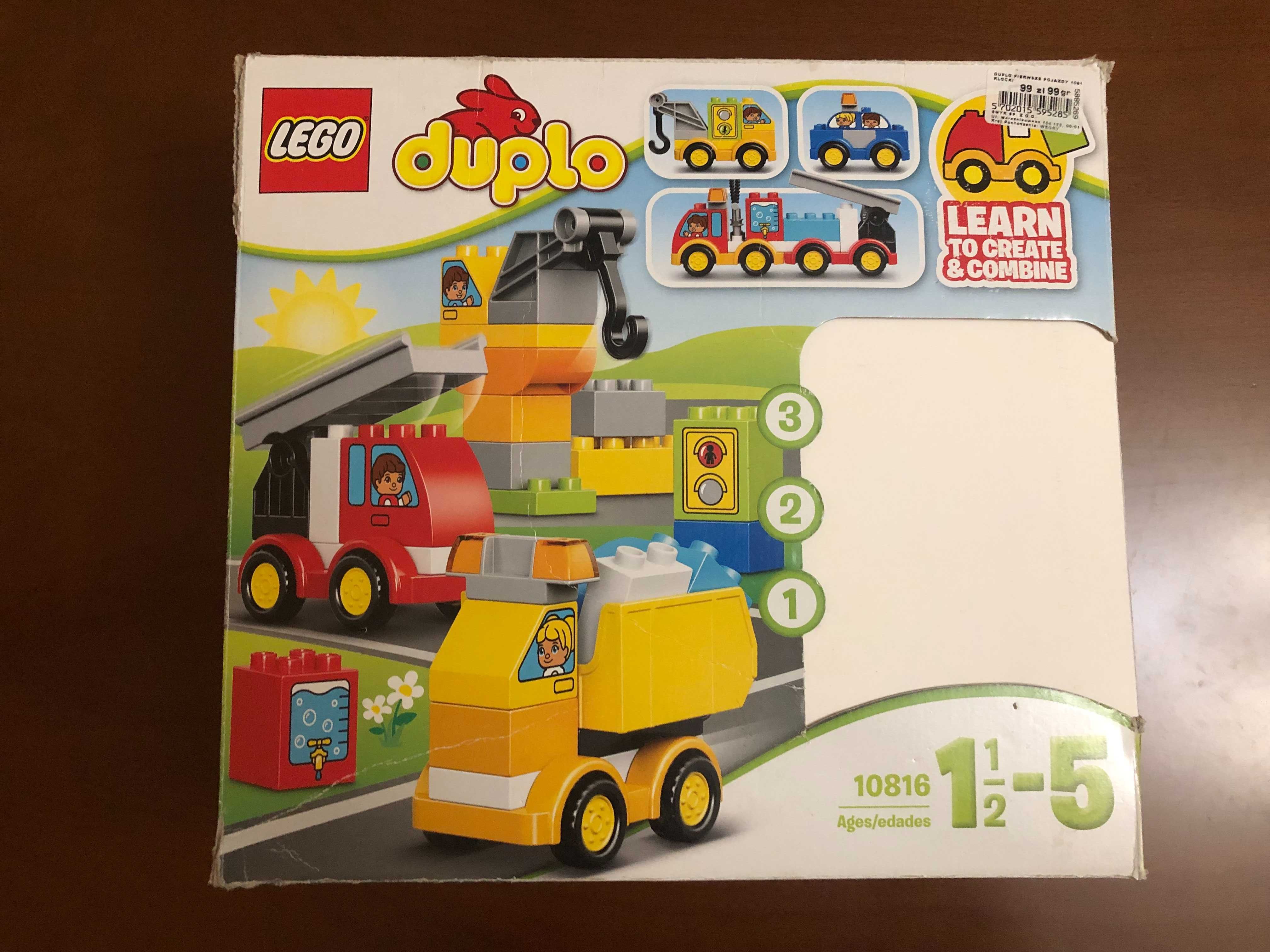 LEGO DUPLO Moje Pierwsze Pojazdy 10816