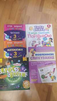 Дитячі розвиваючи книги для дошкільнят та школярів, читання, математик