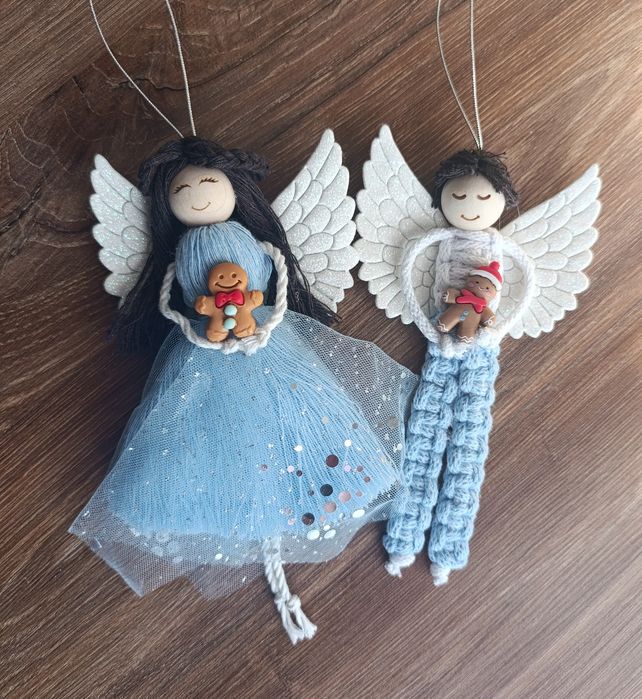 Aniołki na choinkę dla dzieci prezent święta Bożego Narodzenia Mikołaj