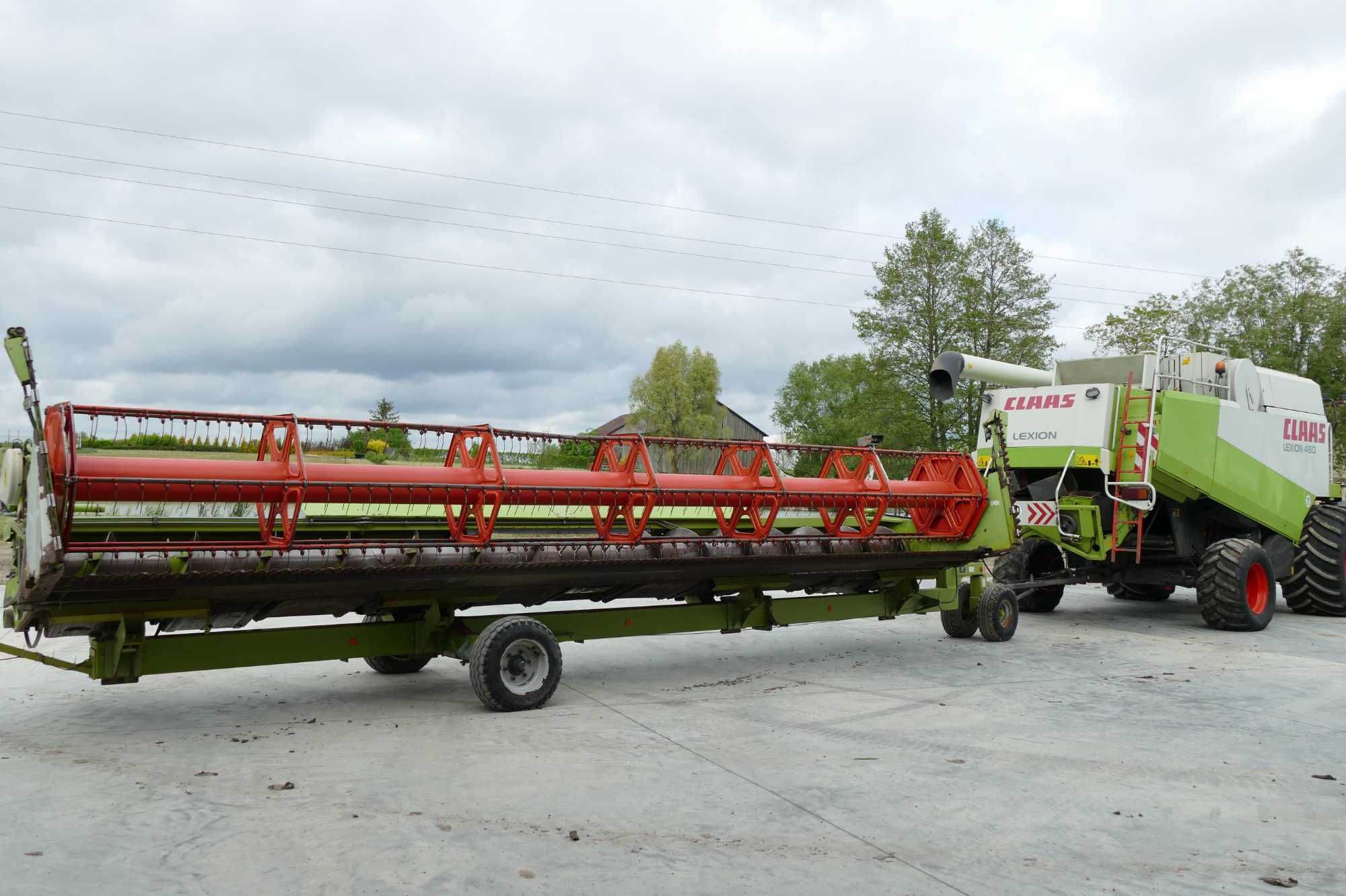 kombajn claas lexion 480 heder 9m