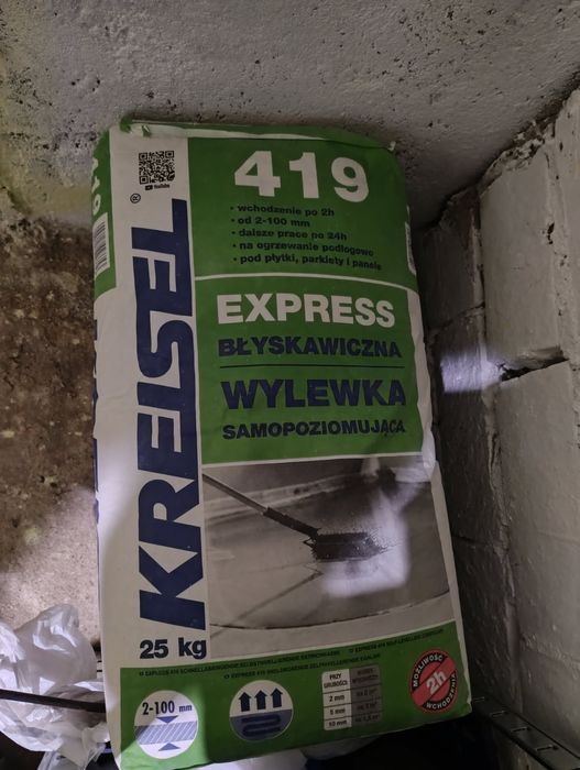 Wylewka samopoziomująca Kreisel Express 25 kg