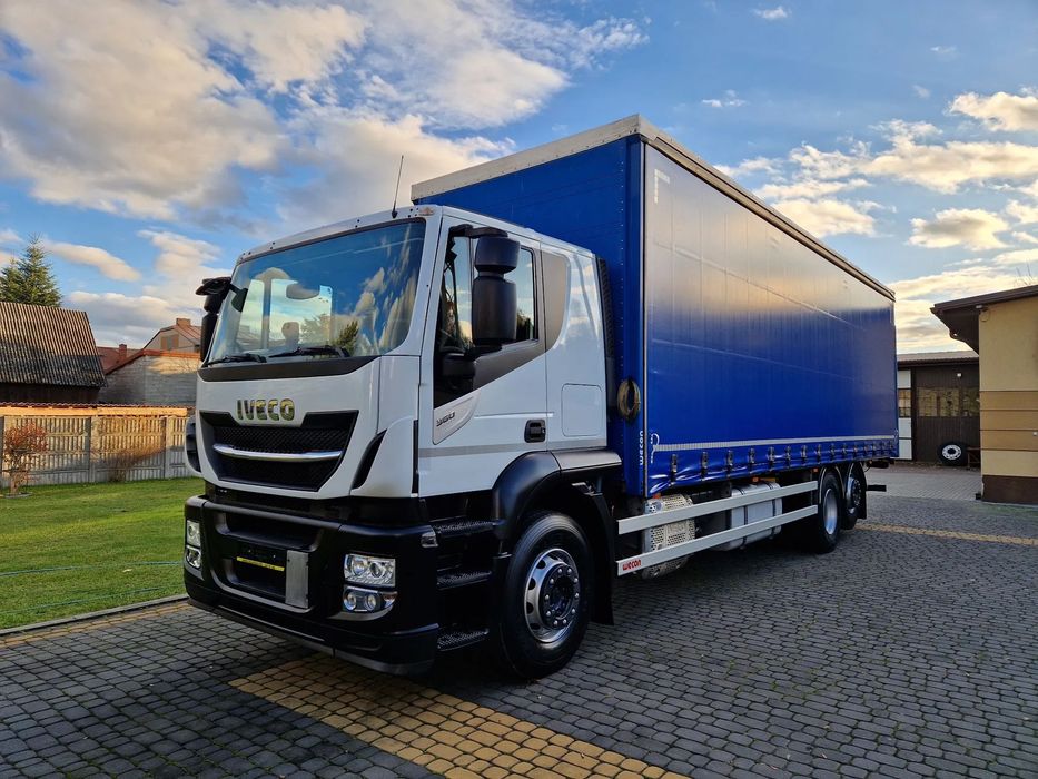 Iveco STRALIS 6x2 / 360KM / FIRANKA / 9M / WINDA / JAK NOWY  Polski Salon