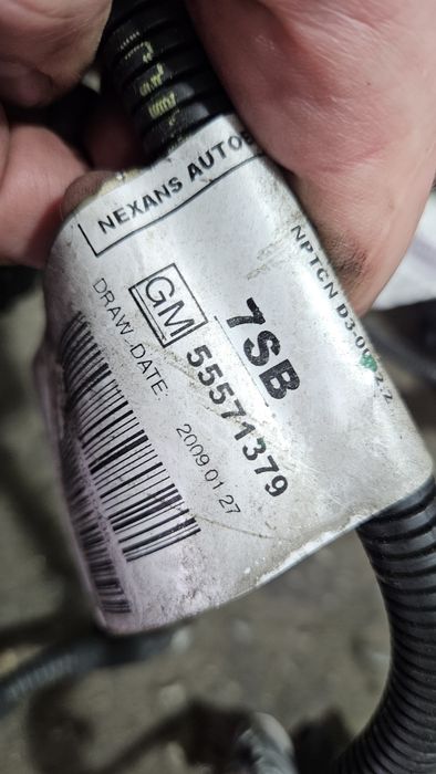 Instalacja wiązka silnika A20DTH 2.0 cdti opel astra j IV 4 automat