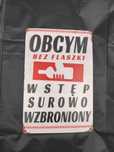 Tabliczka metalowa z zabawnym tekstem 30cmx20cm