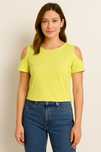 Limonkowy t-shirt