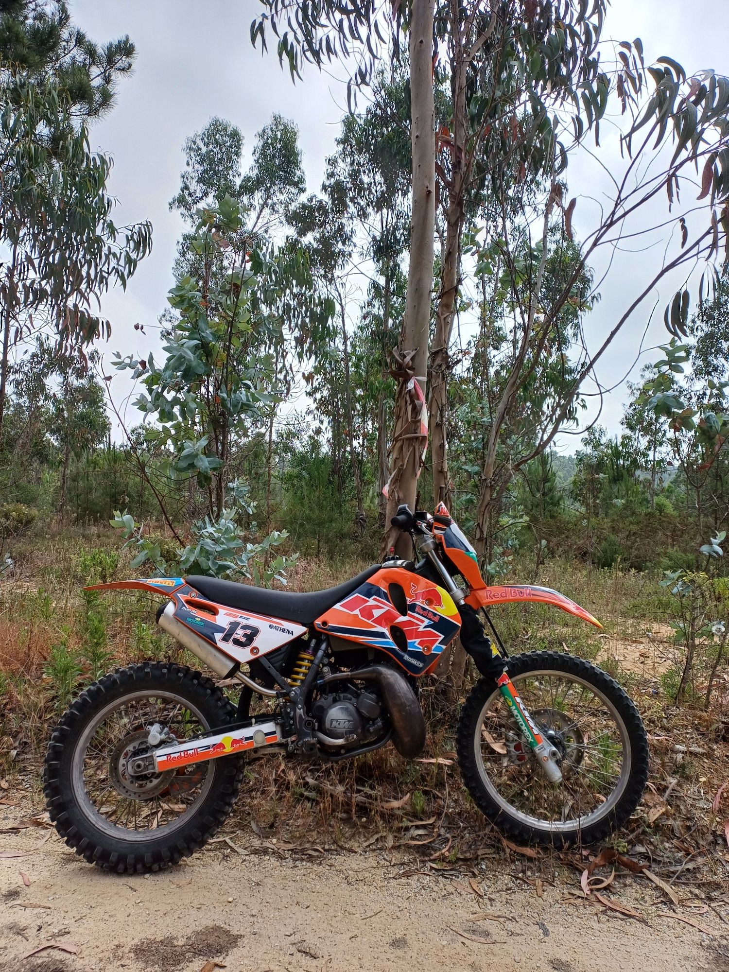 mota ktm 125cc com kit athena para 175cc