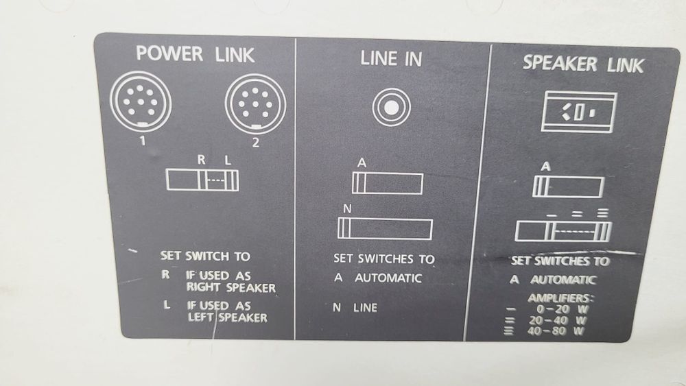 Kolumny Aktywne Bang Olufsen Beolab 4500 Denmark 1988r
