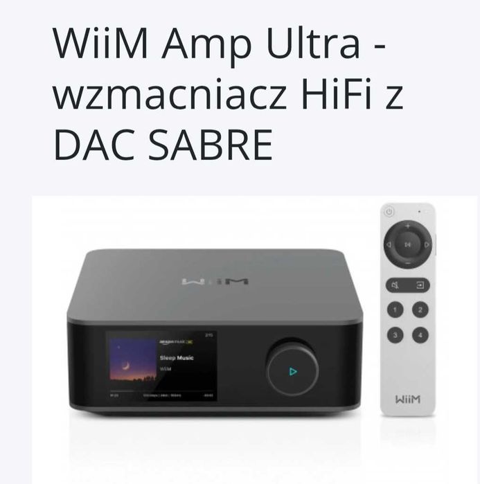 WiiM Amp Ultra z DAC SABRE | sklep WROCŁAW