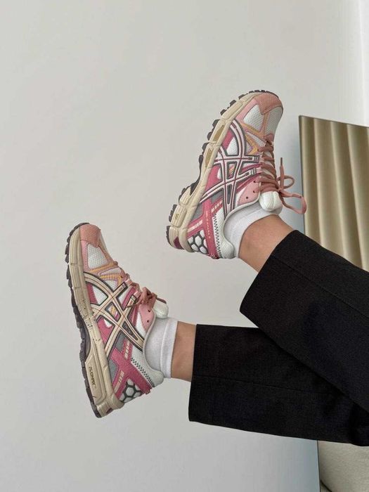 Кроссовки Asics Gel-Kahana 8 White Pink/Жіночі Кросівки Асікс Кахана