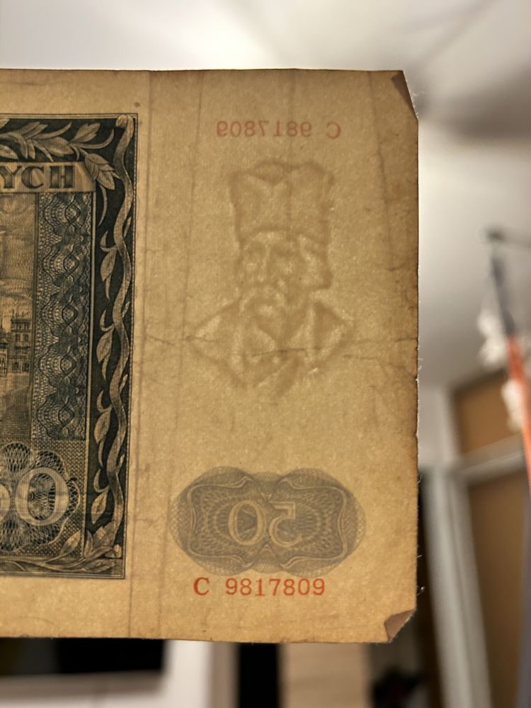 Zestaw dwóch banknotów 100 zł i 50 zł z 1941 r..