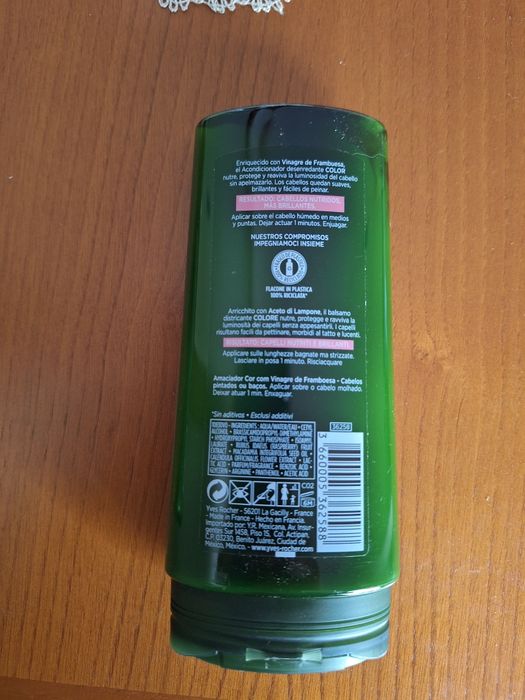 Conjunto Cor da YVES ROCHER com Vinagre de Framboesa