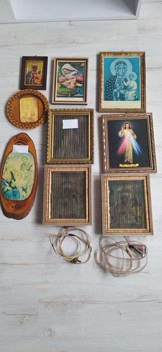 Obrazy religijne 3d podświetlane