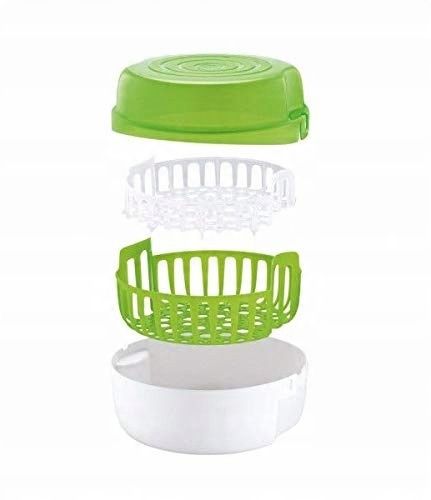 Sterylizator Mikrofalowy Mam+ Szczypce +Butelka 160Ml
