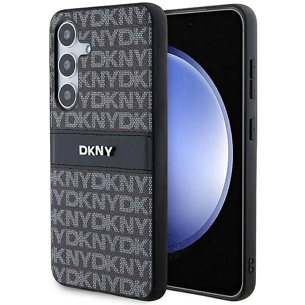 Etui DKNY Leather Mono Stripe & Metal Logo na Samsung Galaxy S24 - cza