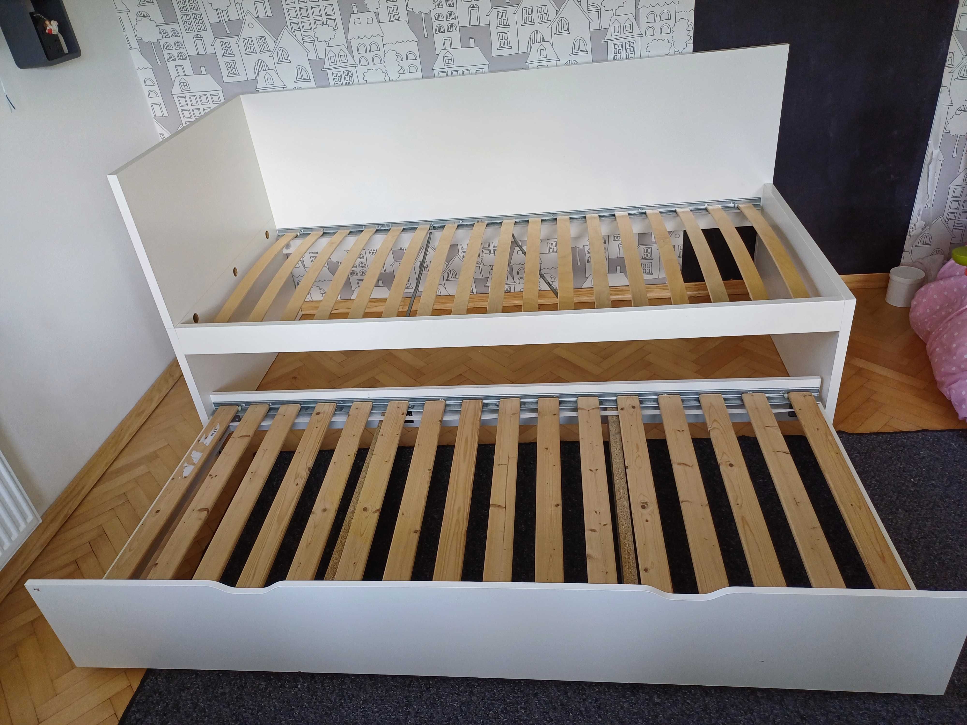 Łóżko podwójne Ikea Flaxa 90x200