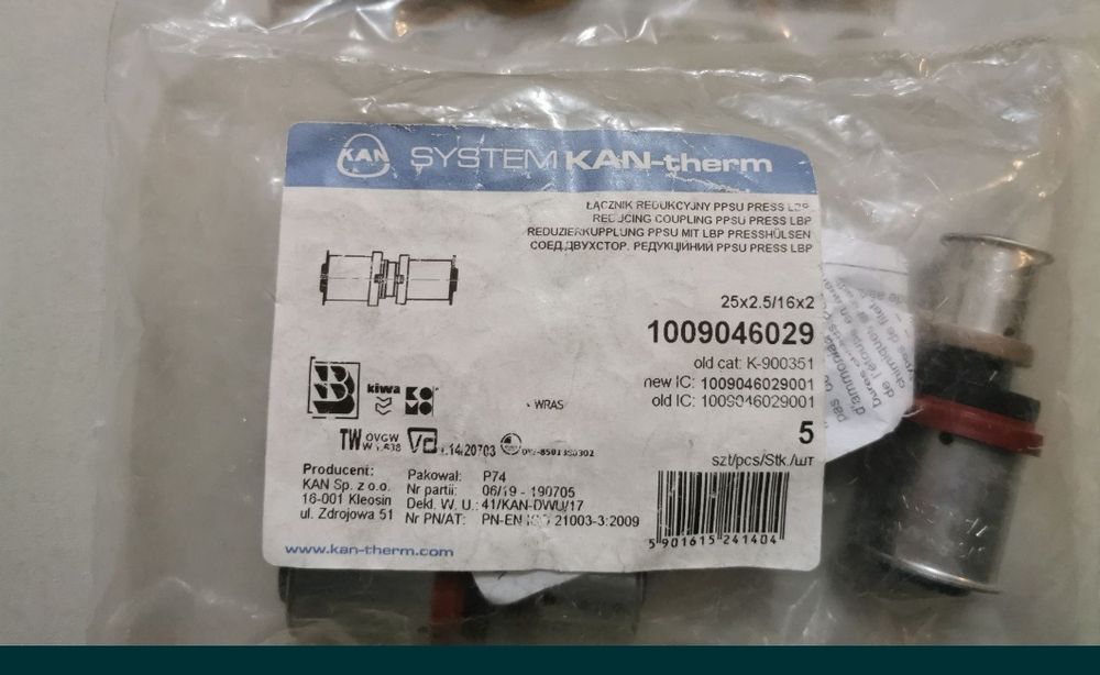 Kan-therm. Redukcja. 5 szt