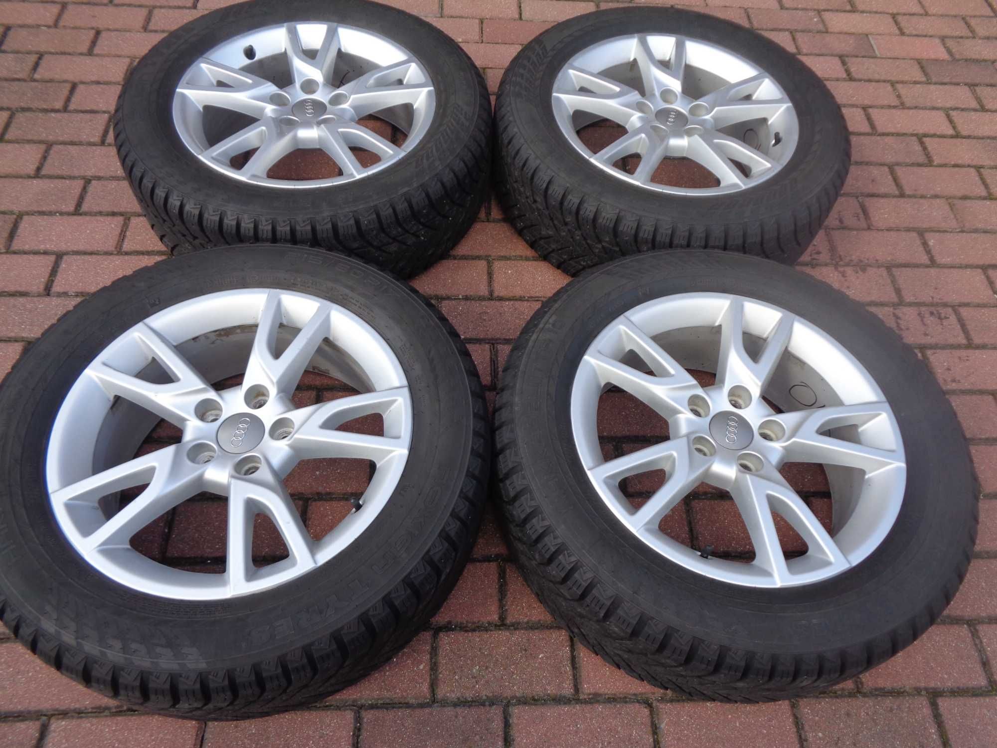 Alufelgi 17 Audi Q3 Vw Tiguan z oponami Nokian 215/60/17 8mm ORYGINAŁ