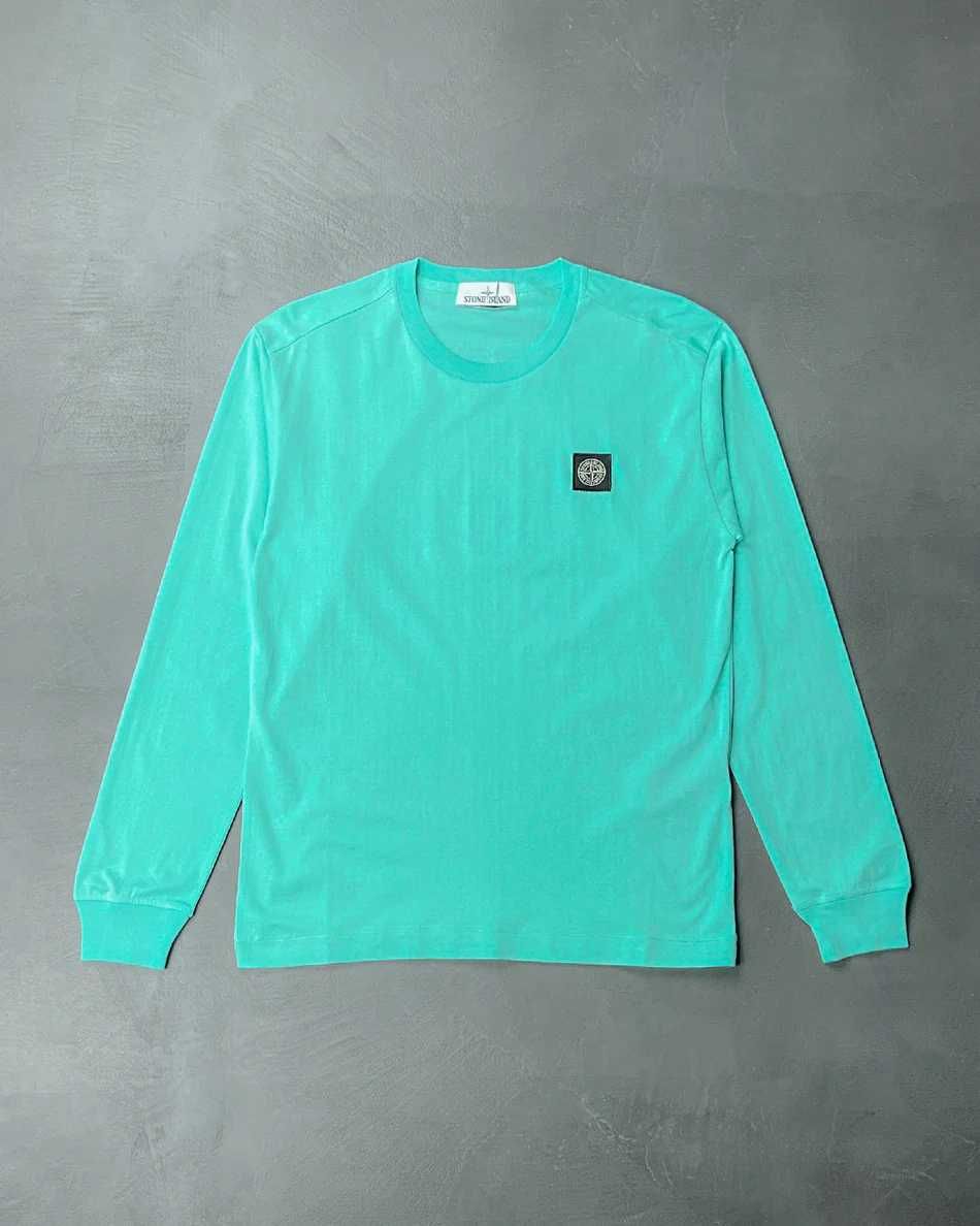 Лонгслів STONE ISLAND 20SS 22713 Aqua