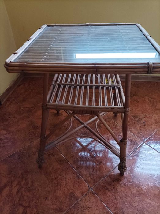 Fotel wiklinowy duży