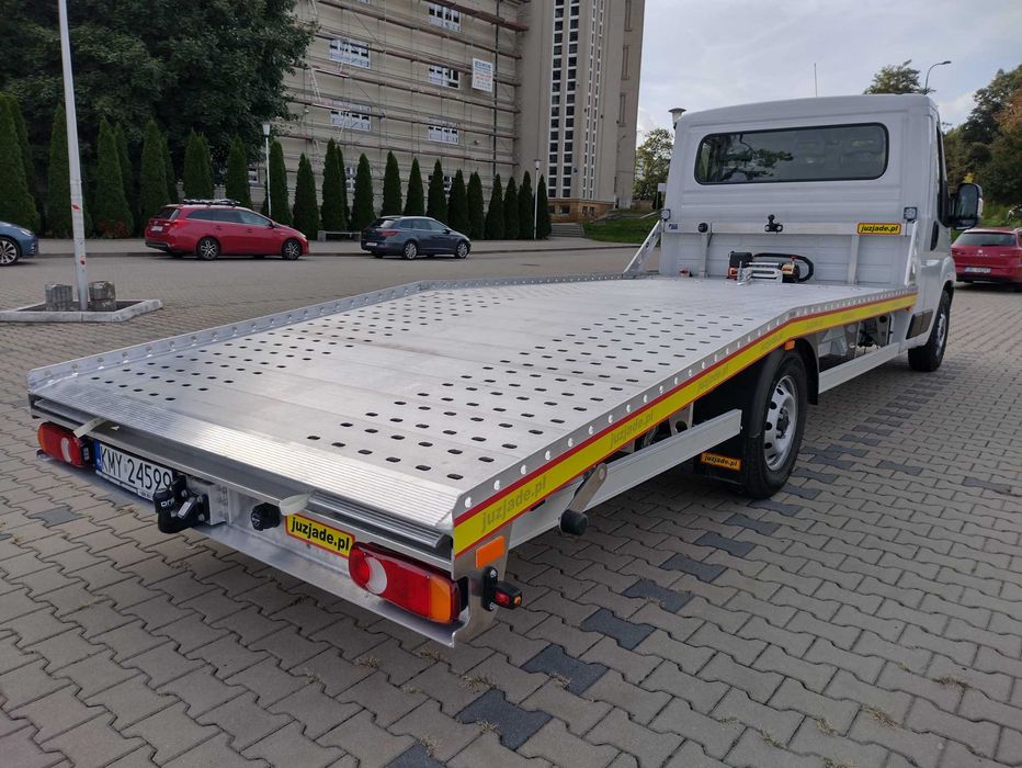 Wynajem Wypożyczalnia laweta autolaweta 2LETNIA fiat duc., ład. 1550kg