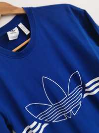 Adidas t-shirt koszulka krótki rękaw sportowa logowana męska M/L