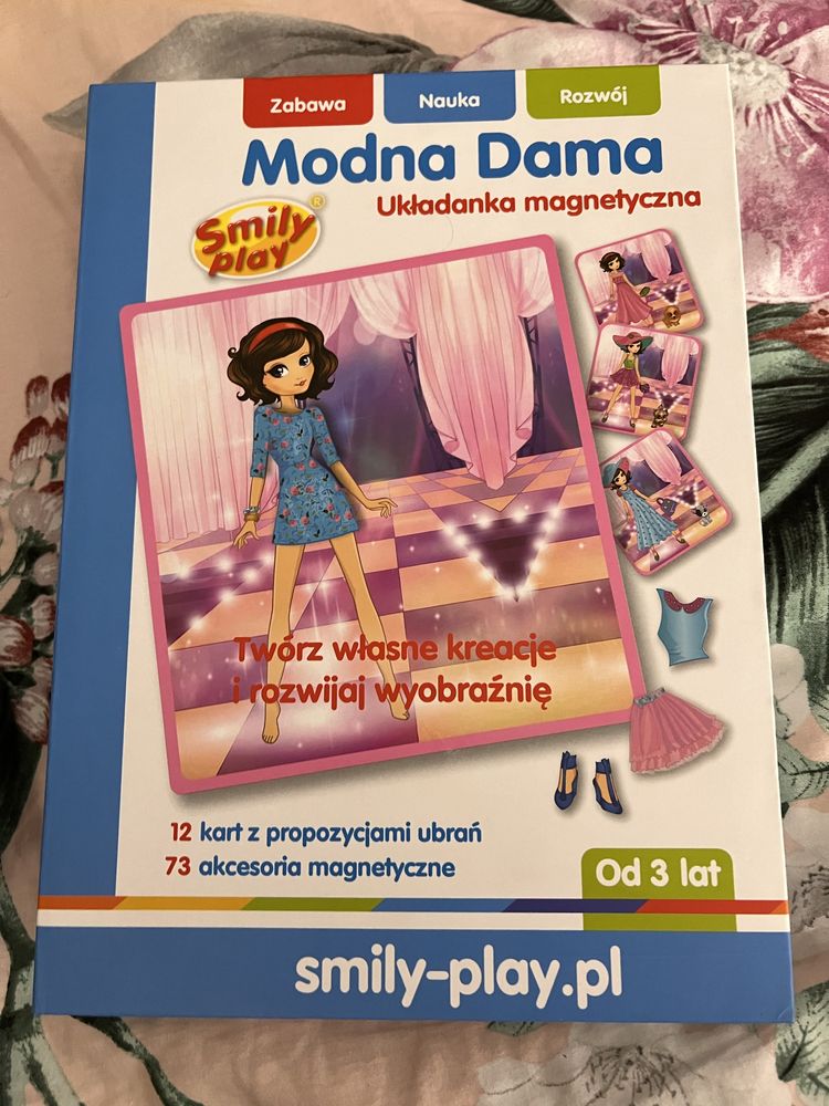 Układanka magnetyczna Modna dama dla dzieci