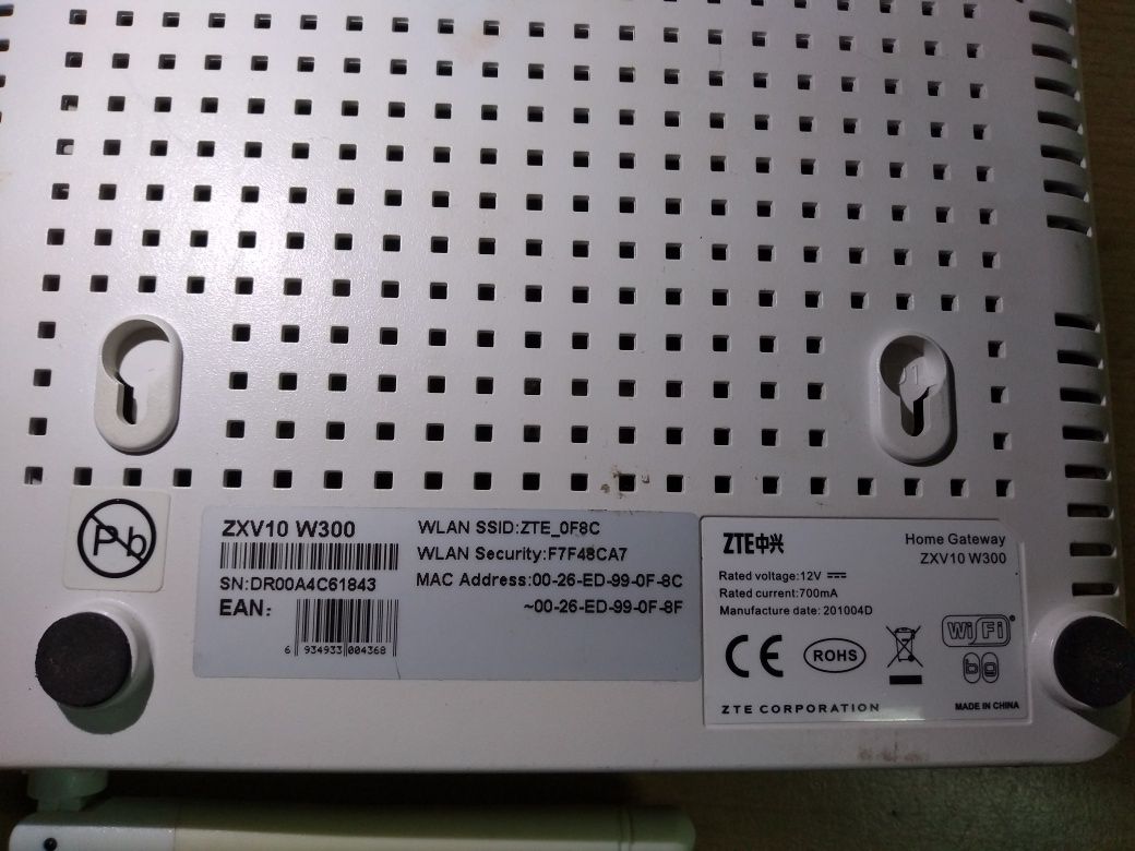 Modem ZTE ZXV10 W3000