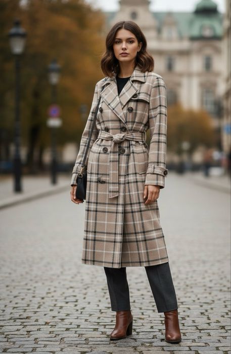 Casaco comprido Xadrez