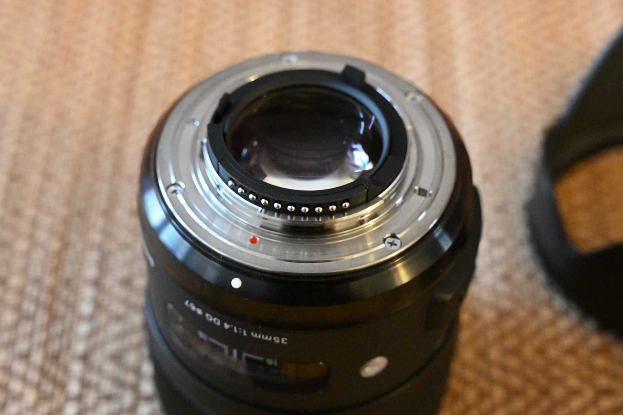 Sbiektyw  Sigma 35/1,4  stan idealny