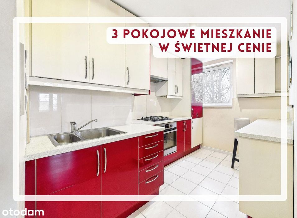 3 pokoje, osobna kuchnia | Ustawne mieszkanie z balkonem | Garwolin