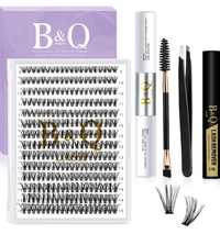 Lash Extension Set B&Q, 280 sztuk, zestaw do przedłużania rzęs