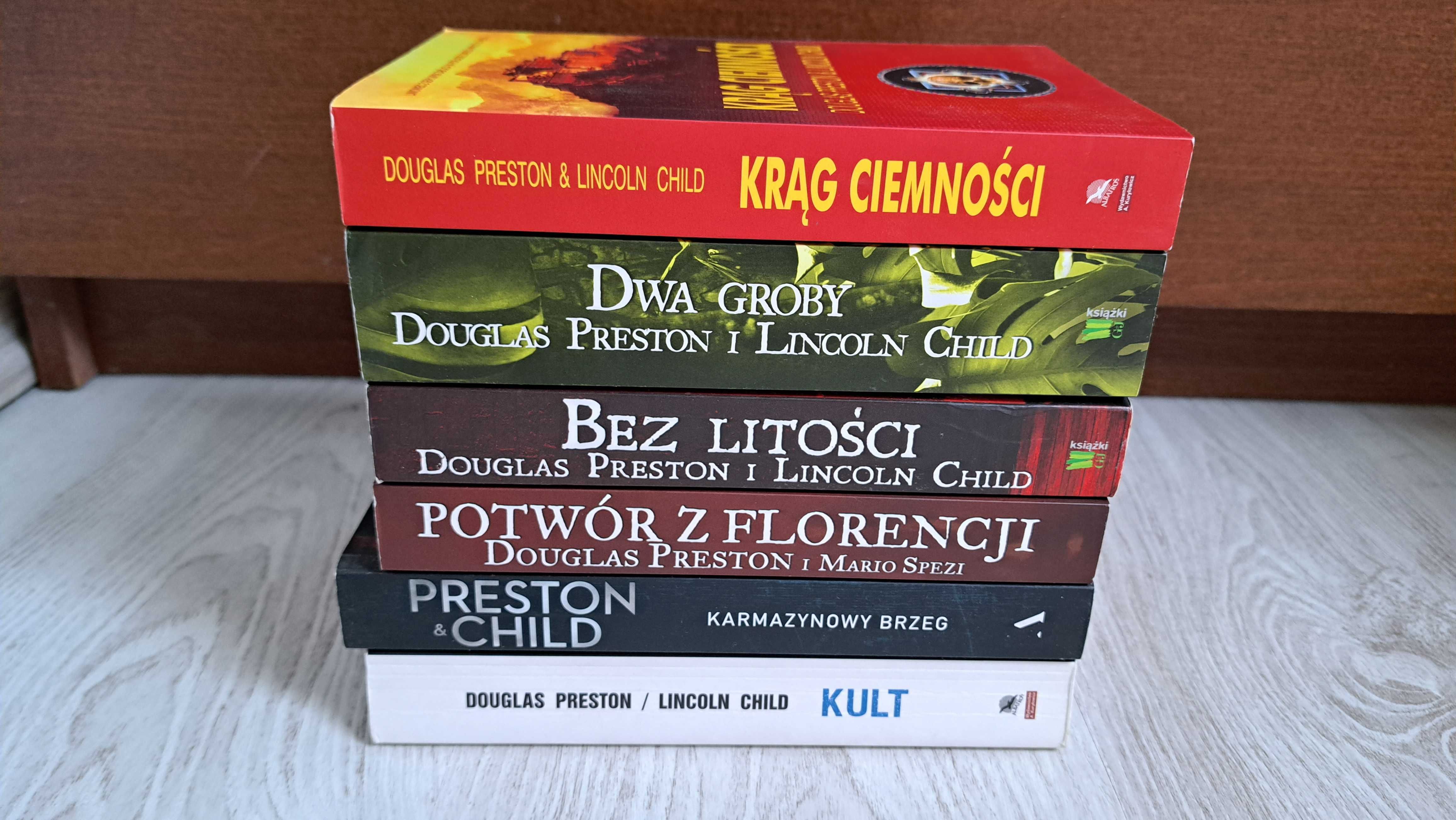 Douglas Preston Potwór z Florencji Dwa groby Krąg ciemności Kult Child