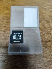 Karta Pamięci NOKIA MiniSD 512MB