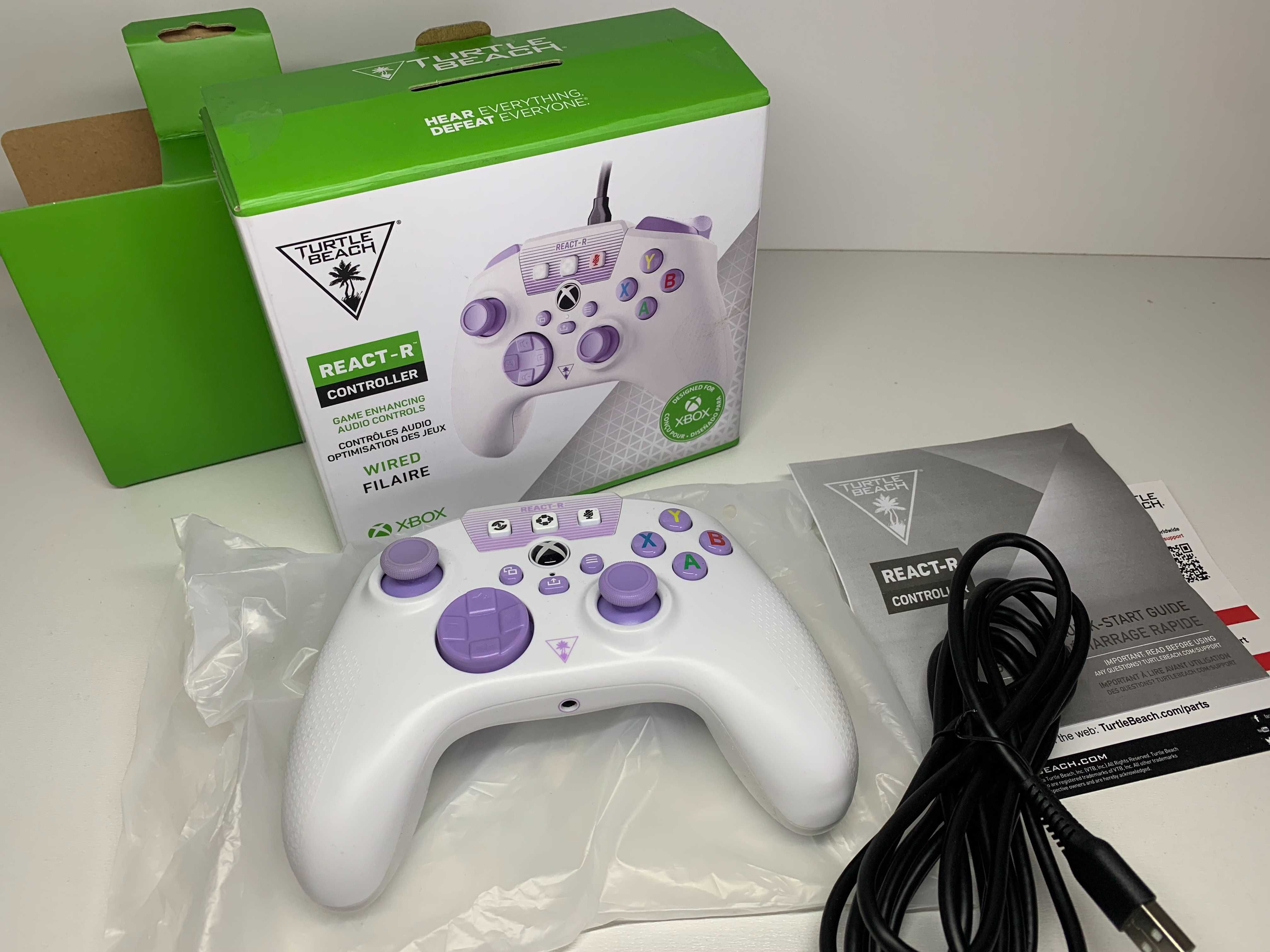 Turtle Beach React-R Oficjalny Przewodowy Kontroler Pad Xbox X S One