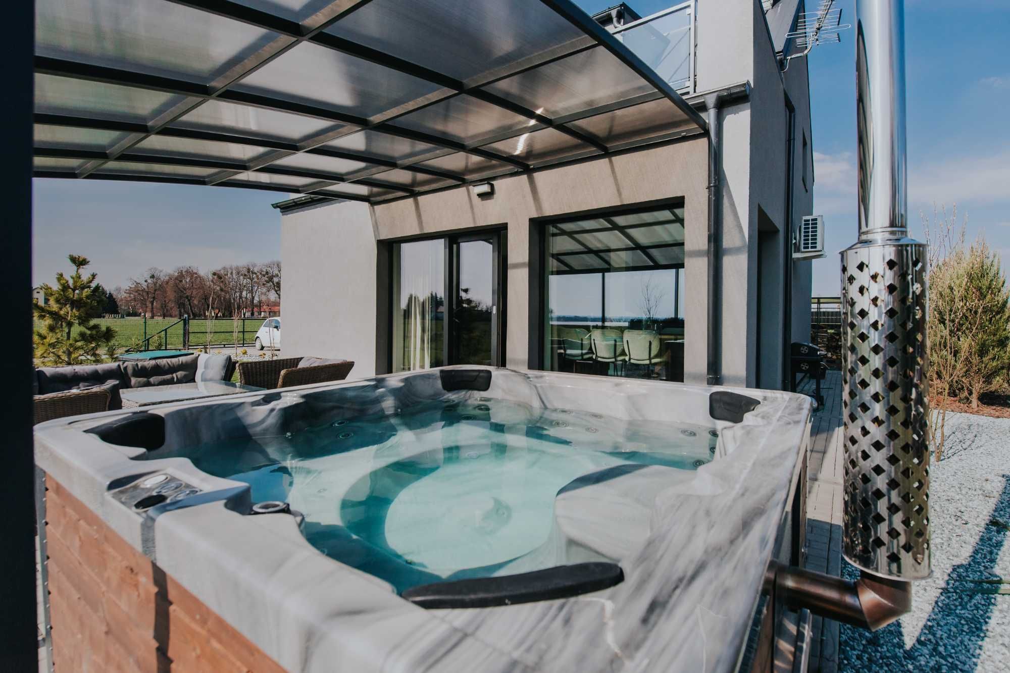 Domek do wynajęcia z jacuzzi, zalew Nielisz